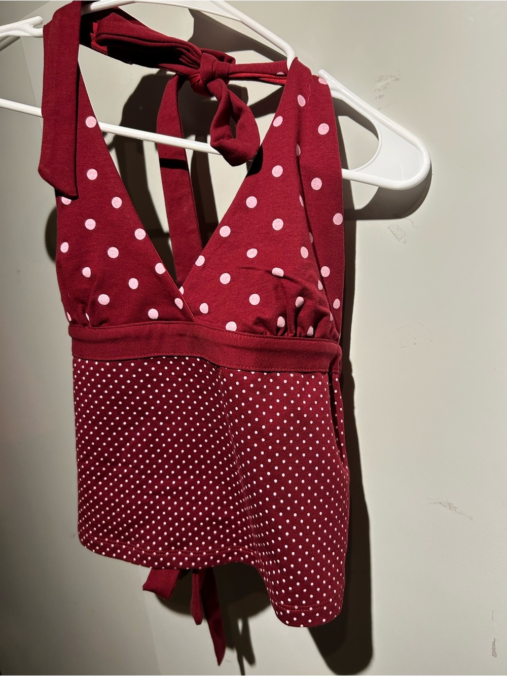 Edikted Ginny Mixed Polka Dot Halter Top